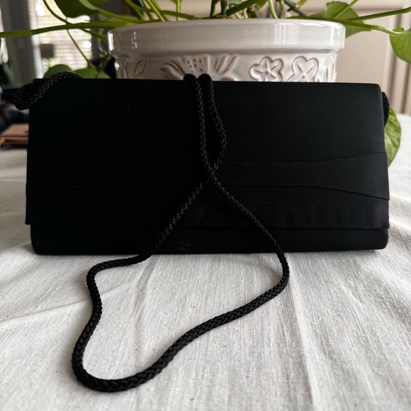Carolyne Barton Handbags - Vintage Elegant Black Clutch Bag Carolyne Barton night